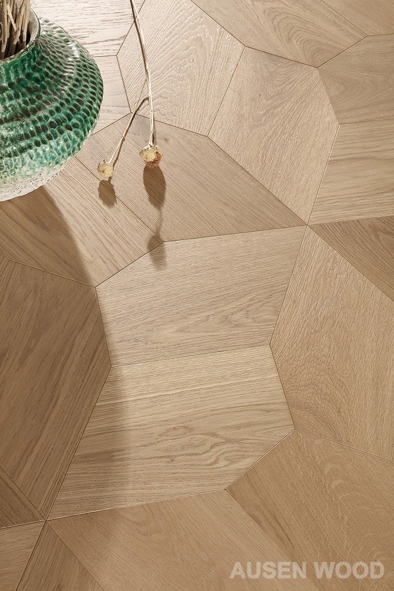 Петоъгълен паркет-Европейски дъб